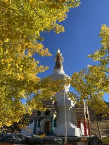 The Great Stupa of Dharmakya in the Fall