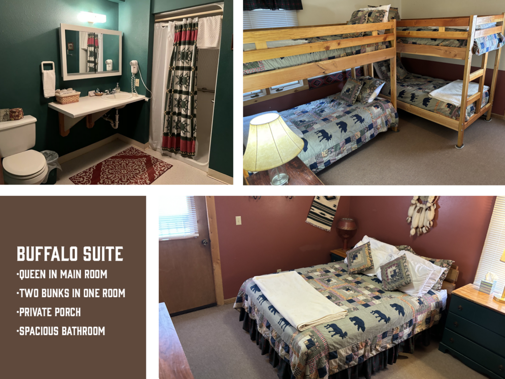 photos of buffalo suite at sundance trail guest ranch
