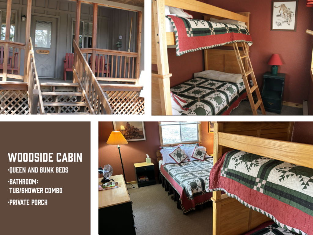 photos of woodside cabin at sundance trail guest ranch