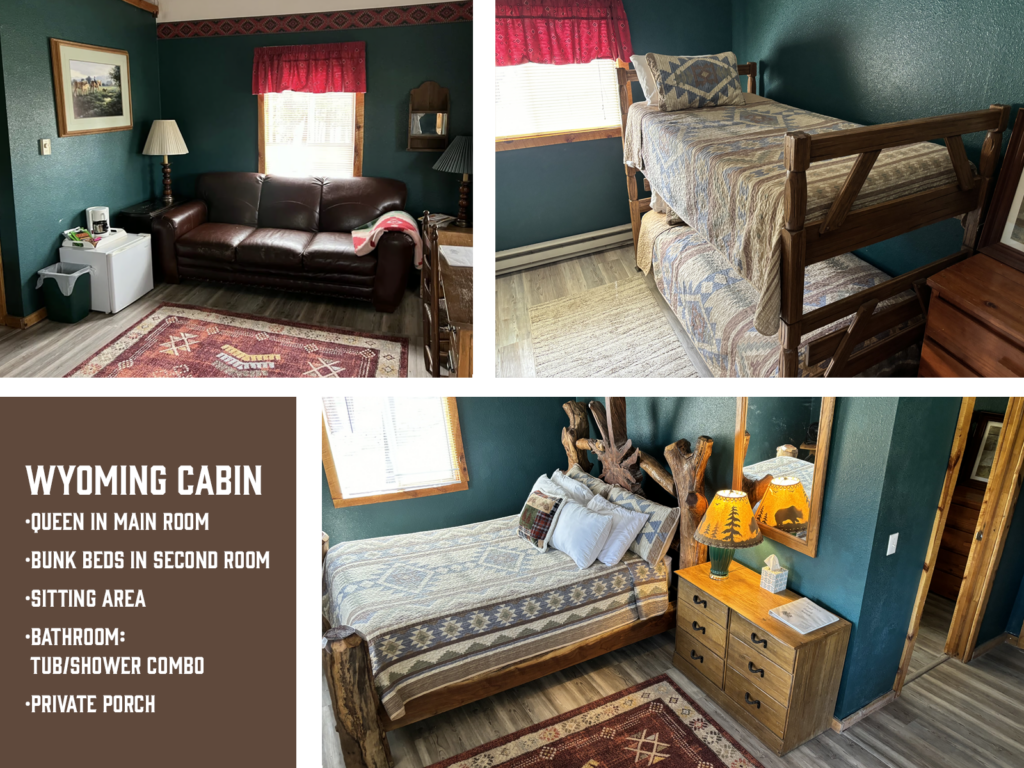 photos of wyoming cabin at sundance trail guest ranch