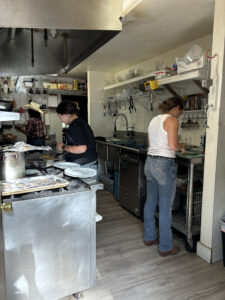 ranch staff cooking fabulous western meals for our guests